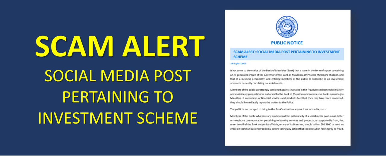 Scam Alert: Social media post pertaining to investment scheme