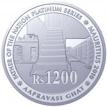 Father of the Nation - Platinum Series Rs 1200 (Aapravasi Ghat)