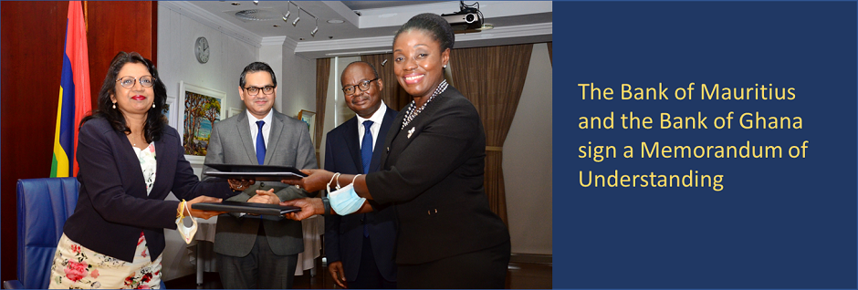 Speech of Mr Harvesh Seegolam, Governor, Bank of Mauritius at the Signing of the Memorandum of Understanding with the Bank of Ghana